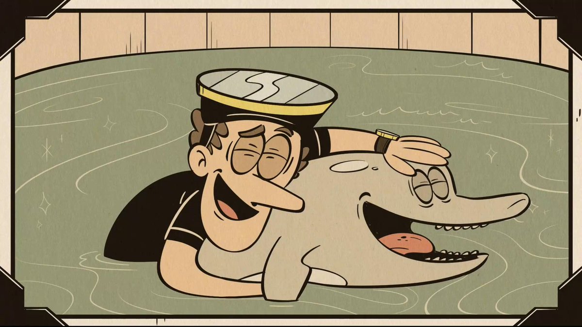 Lynn Sr. is with Kenny!🐬#theloudhouse #NationalDolphinDay