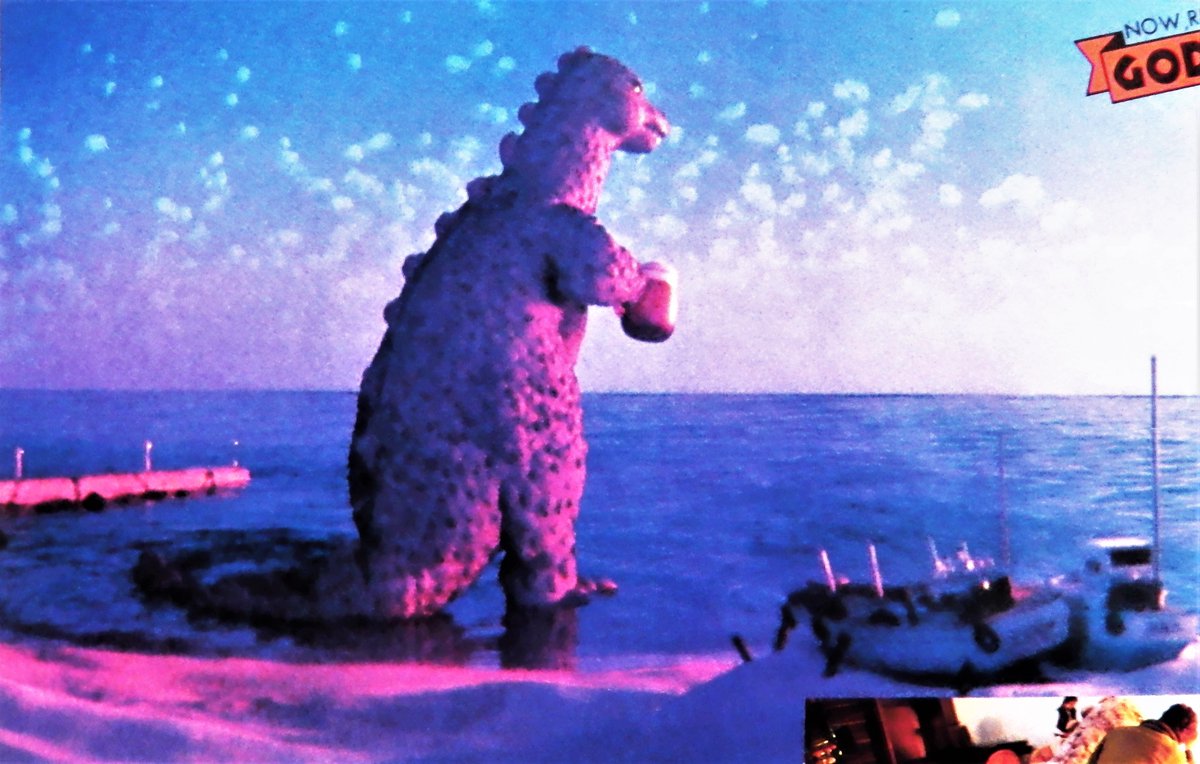 1983 Godzilla in a beer TV commercial 📺 #ゴジラ #Godzilla
