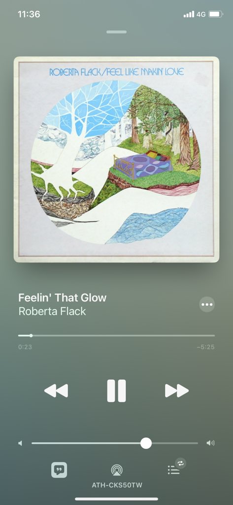 #NowPlaying
#RobertaFlack
#FeelLikeMakinLove