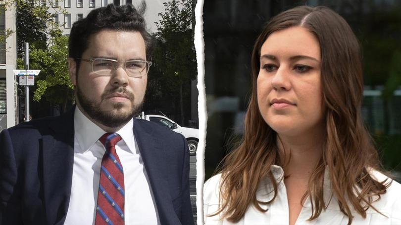 Kangaroo_Court's tweet photo. Breaking: Justice Michael Lee has found, that on the balance of probabilities, that Bruce Lehrmann raped Brittany Higgins in parliament house in 2019 #auspol #Lehrmann https://t.co/NGy7X2pcQd