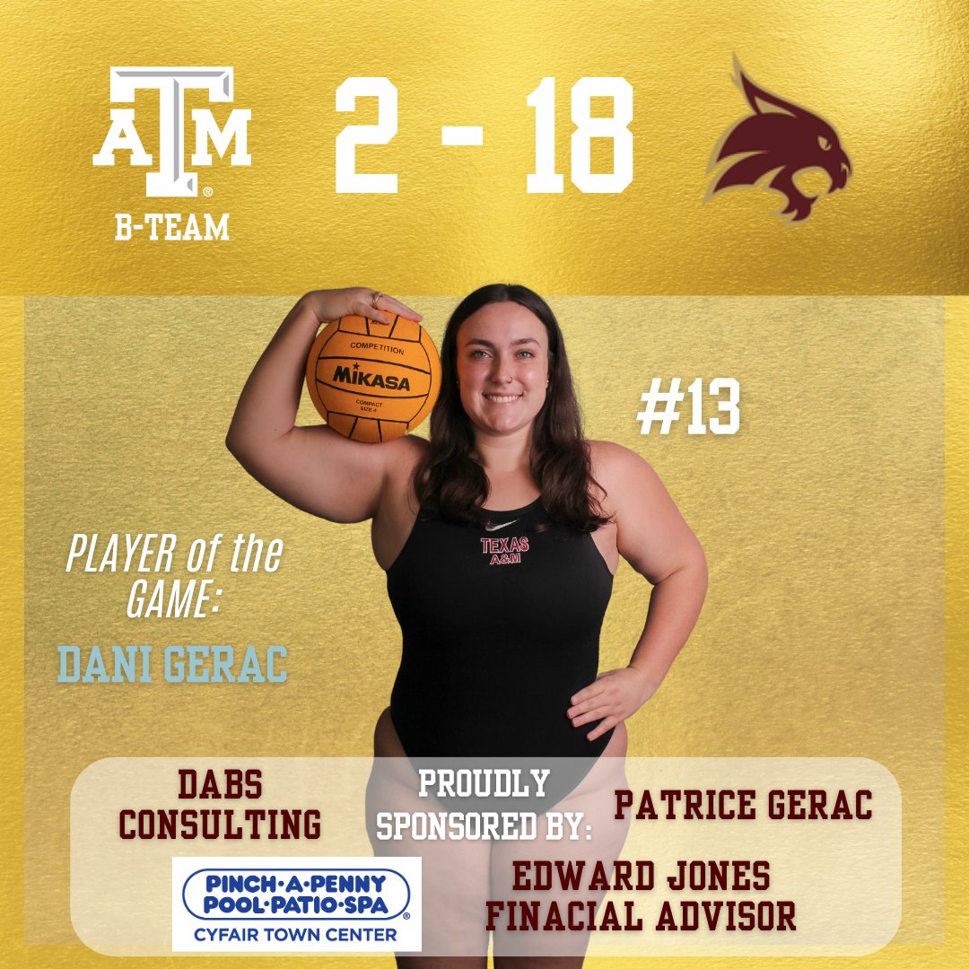 aggiewwp's tweet photo. B-Team ends their season with a FOURTH PLACE finish against Texas State.  

Congrats to the Aggies on a successful season!  Thanks for tuning in // #gigem👍 https://t.co/qH2mio9O8t