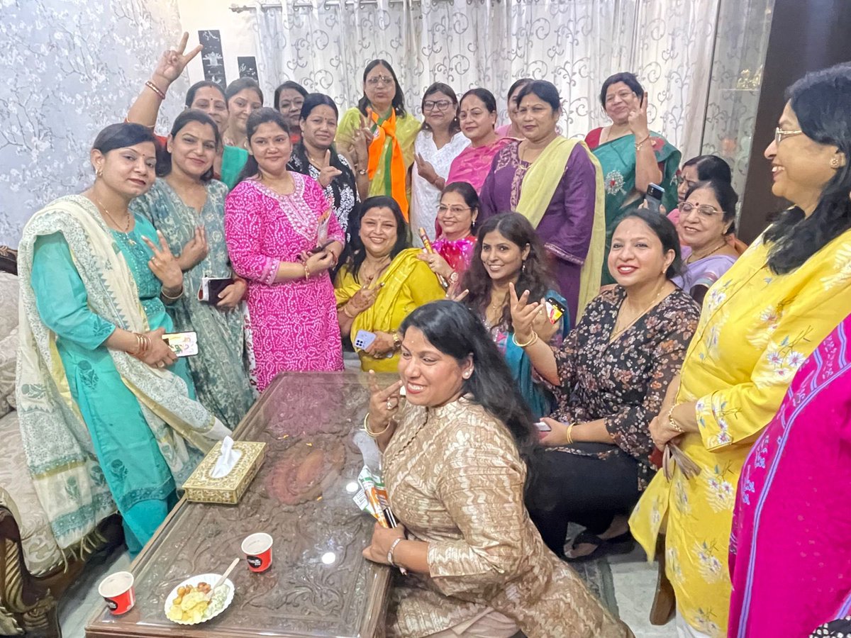 #BJP #BJPManifesto2024 <a href="/dr_maheshsharma/">Dr. Mahesh Sharma</a>  Meeting with Dr. Uma Sharma was very meaningful yesterday . It’s full of energy and motivation. Just be ready to cast ur precious vote on 26th of April 2024 .  #BJPNoida #ElectionCampaign