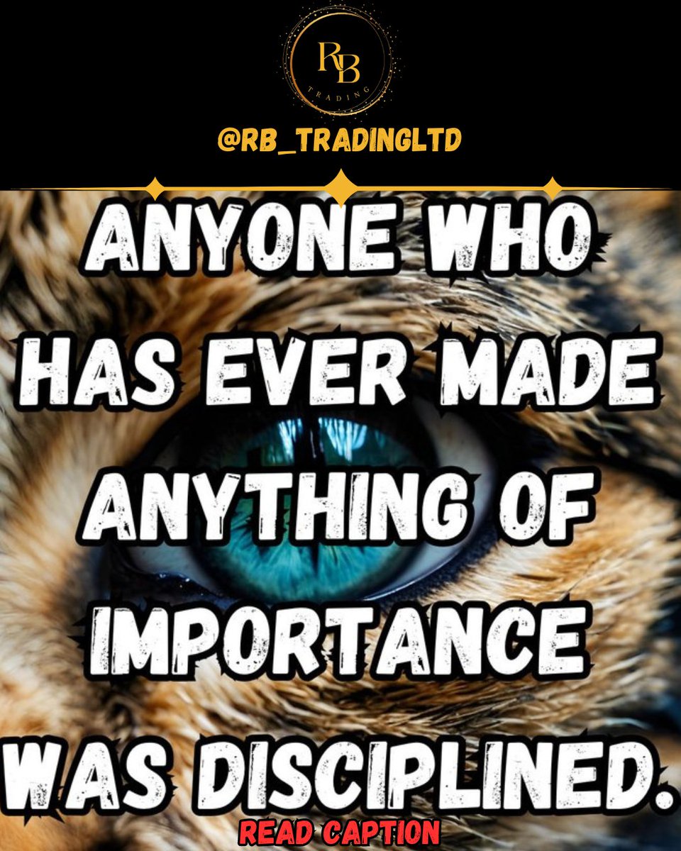 🔶 Discipline: Key to Trading Success

👉 Master self-control:

1⃣ Stick to your trading plan.
2⃣ Follow risk management strategies.
3⃣ Control emotions during volatility.
4⃣ Stay committed to your goals.

🔶 #trading #success #discipline