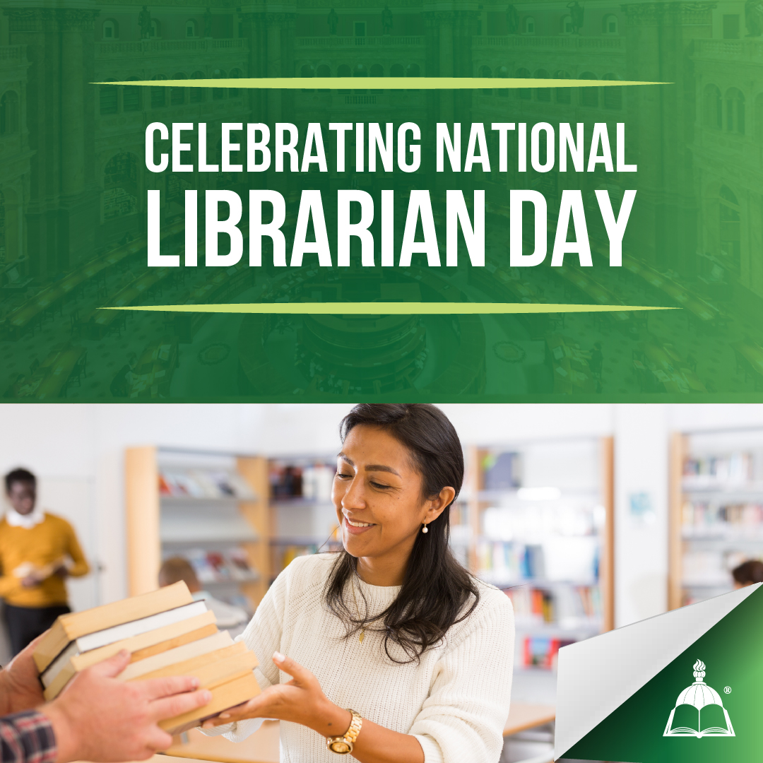 It's National Librarian Day!! Let's celebrate it by saying thanks to the dedicated professionals who perform a variety of tasks to keep libraries running! #librarianday #nationallibrarianday #NLD24 #MyLibrarianandMe #LibrariesTransform #Librarians #librariansrock #libraries