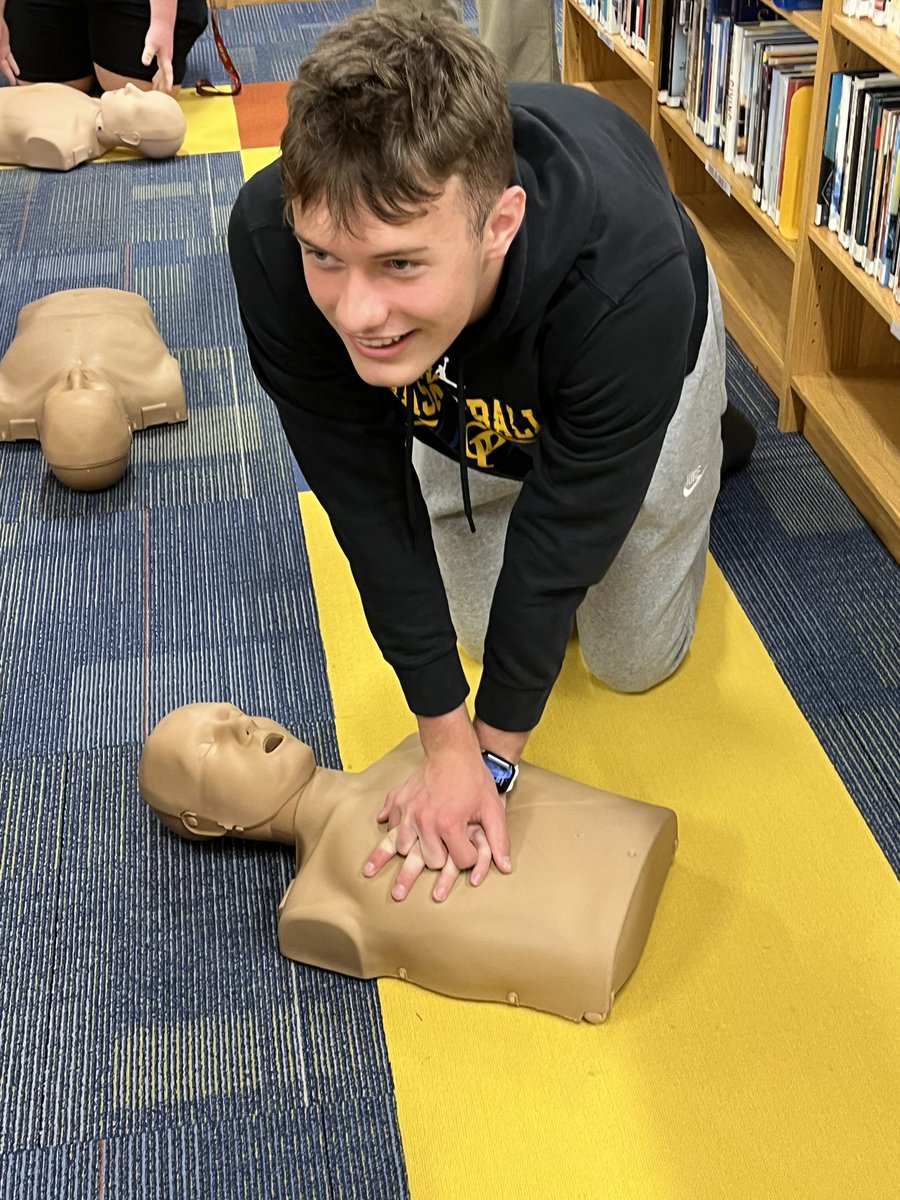A big THANK YOU to Children’s Hospital, Gatlinburg, fire department, Sevier County fire department, and Roane State for assisting in the training and Certification of 75 GPHS students in CPR.