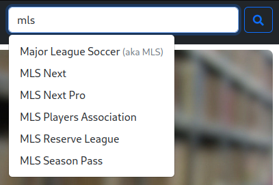 SportsArchive0's tweet photo. Search just got a lot better! The website now knows about abbreviations and historical names, and will show better suggestions as you type. You also can now open suggestions in a new tab, and the suggestions will now scroll if there's a lot. https://t.co/acZjOyx9QF