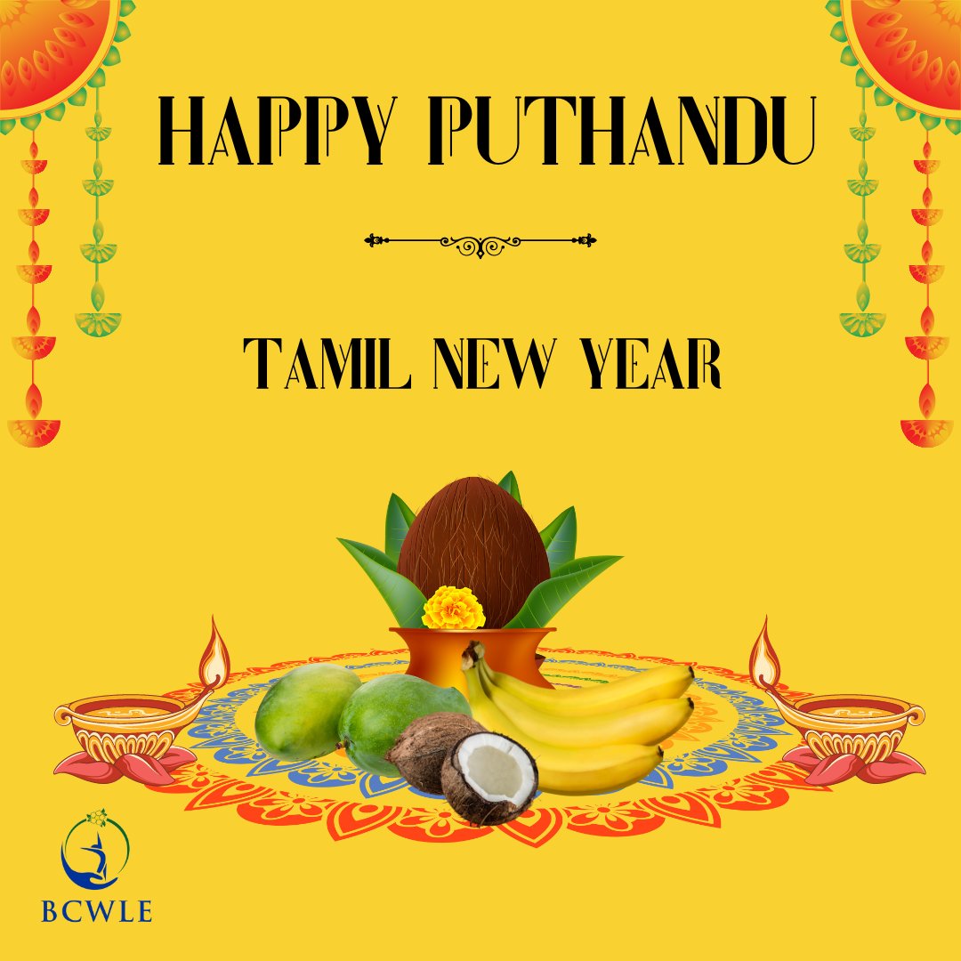 Happy #Puthandu!

As you celebrate, may the brightness of the new year illuminate your path for a happy and healthy life for you and your loved ones.

#StrongerTogether #BCWLE #WomenLeading