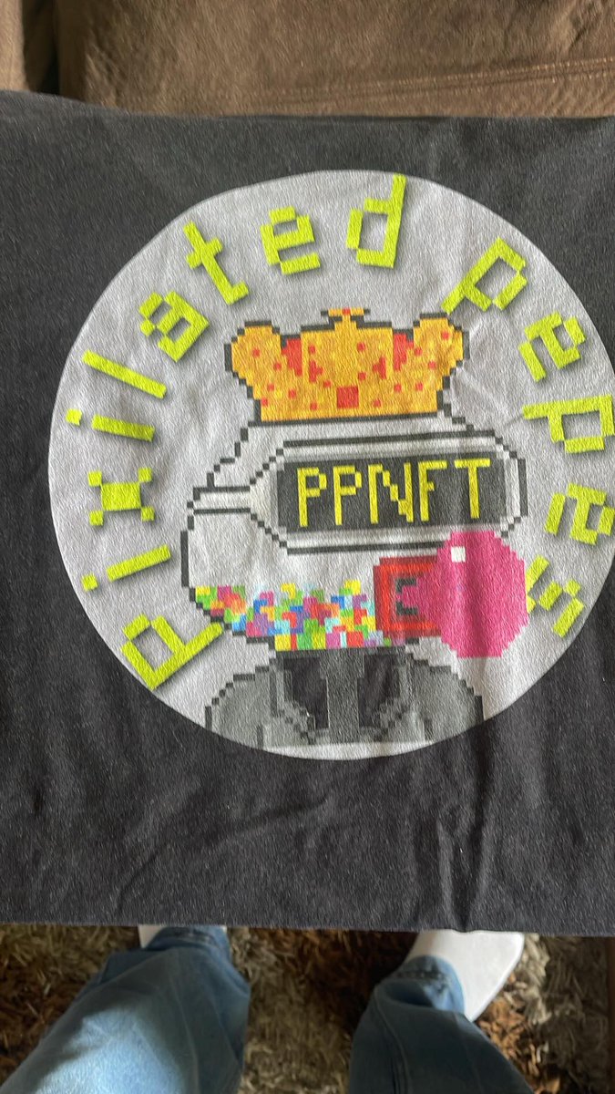 Just want to shout out @houseofgoatllc for the amazing quality shirts we ordered for #PixelatedPepes truly love mine!