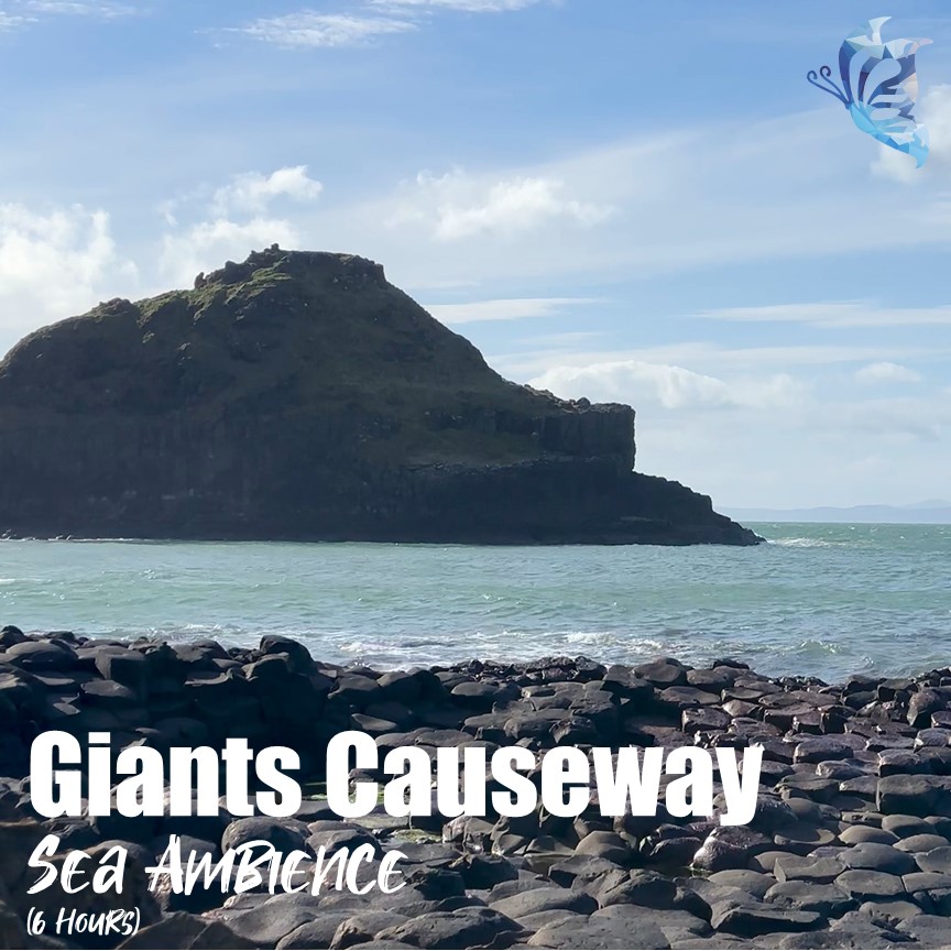 Check out our longer version of Giants Causeway over on youtube a very tranquil and peaceful day
#giantscauseway #calm #Hill #rocks #blue #clouds #sunnyday #sea #waves #chilledbutterfly