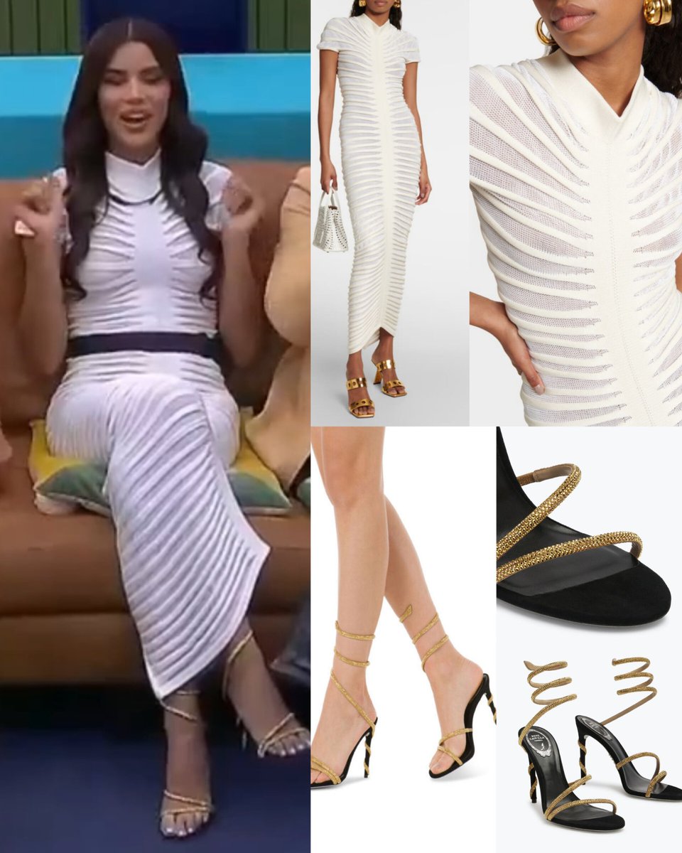 andrescaceress1's tweet photo. #LCDLF4 Y ya que le tiran tanto hate a mi niña por X o Y, aquí va una razón más, porque INEVITABLEMENTE SIEMPRE DEVORA con sus looks. Hoy Queen Ary usó una columna blanca en algodón de la marca ALAÏA con un valor de 4.939€ y unas sandalias de marca RENE CAOVILLA de 1.400€ 😌😘 https://t.co/ERr8wi7ks8