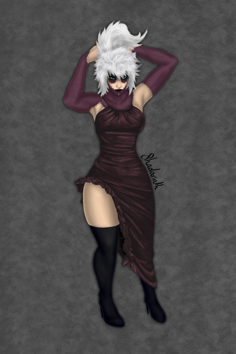 Shadarinth's tweet photo. Finished a big WIP this evening and then couldn't resist drawing this dress, so I thought why not fem Dabi 🖤💙🔥
#dabi #femdabi #FuneralPyre #TouyaTodoroki #art #mhafanart #BNHAfanart #bnha #mha https://t.co/OL3TXtSbL5