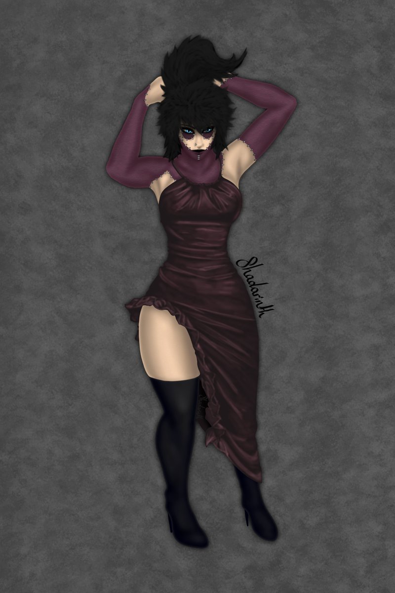 Shadarinth's tweet photo. Finished a big WIP this evening and then couldn't resist drawing this dress, so I thought why not fem Dabi 🖤💙🔥
#dabi #femdabi #FuneralPyre #TouyaTodoroki #art #mhafanart #BNHAfanart #bnha #mha https://t.co/OL3TXtSbL5
