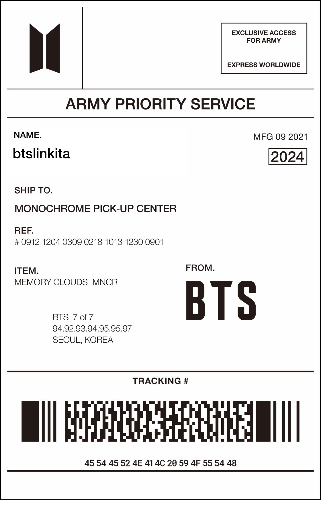 bts チケット BTS LINK⁷ on X: 