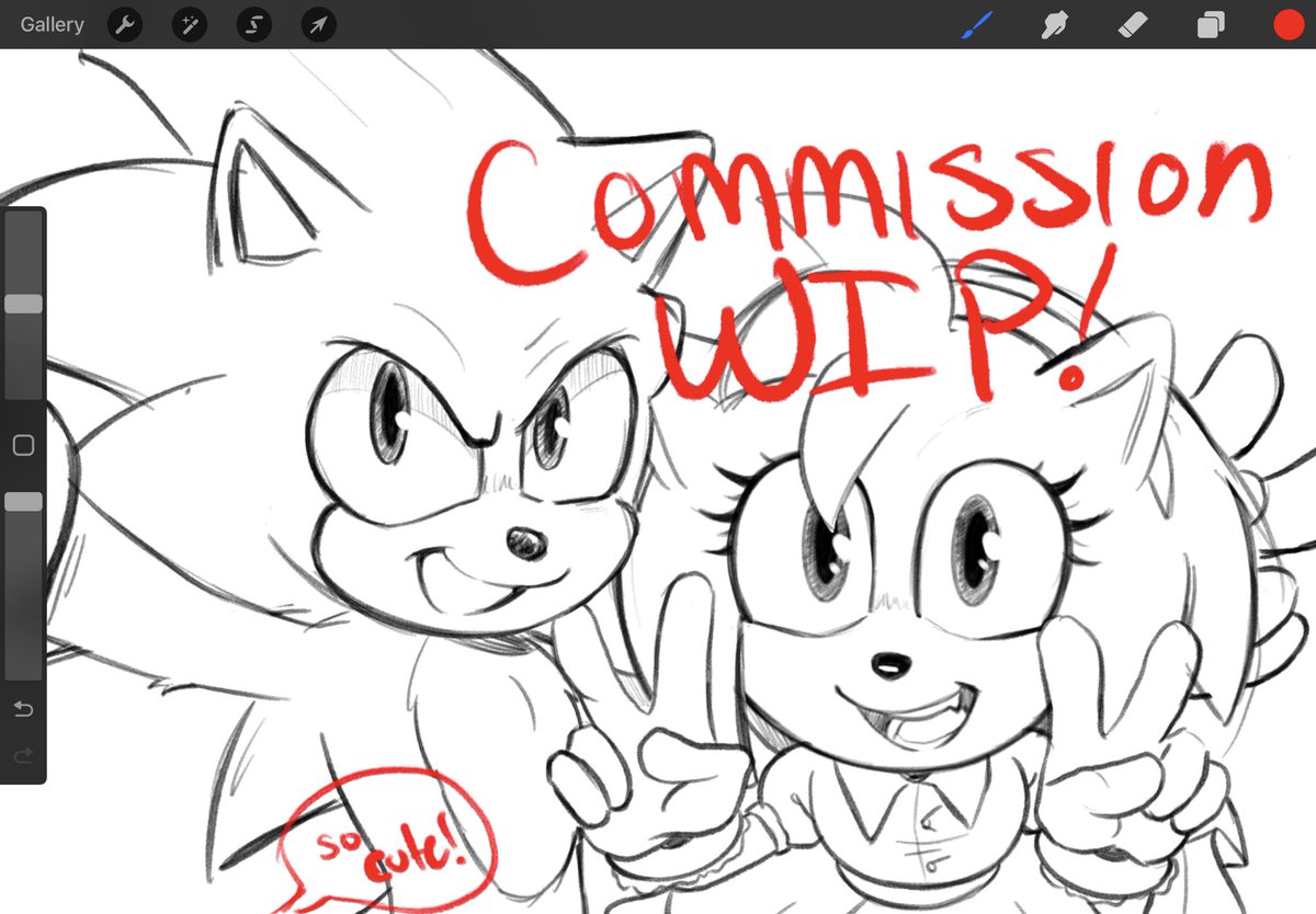 A first from me! Movie Sonamy 💙🩷 what a blessing #wip