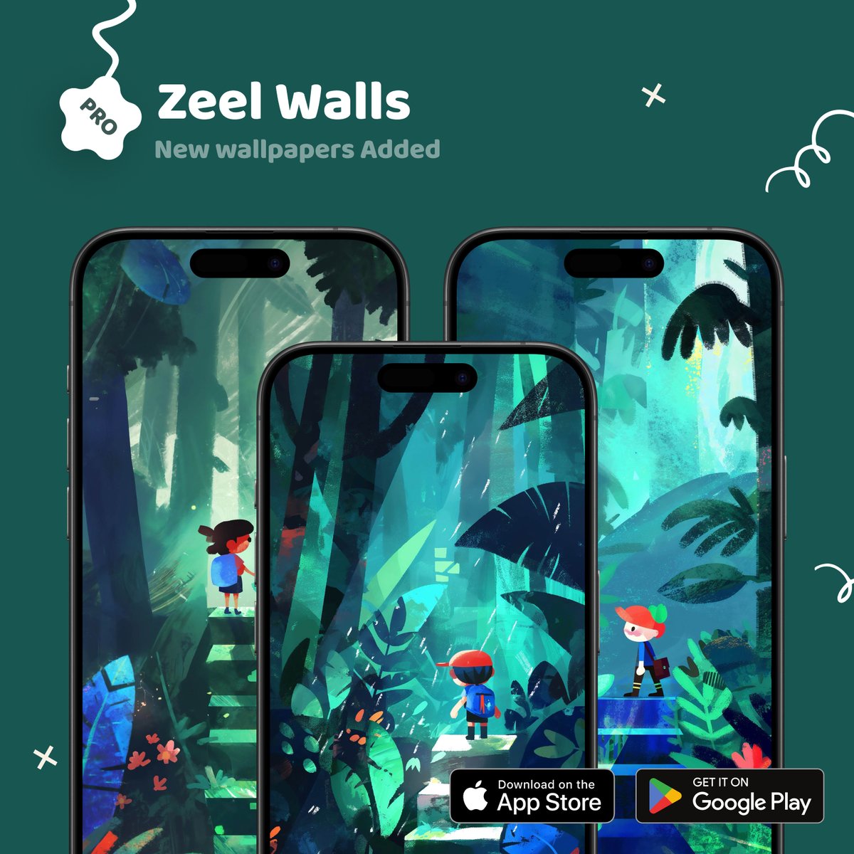 Forest Adventure Wallpapers are in menu for Zeel Walls Pro section update today🍃 Download Now - iOS - apps.apple.com/app/zeel-walls… Android - play.google.com/store/apps/det…