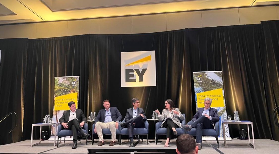 Esta semana tuvo lugar en Miami el “2024 Americas Transfer Pricing Forum”.

Fue refrescante debatir con colegas y amigos sobre las últimas tendencias en materia económica, impuestos internacionales y precios de transferencia.

¡Gracias por la invitación, #EY !