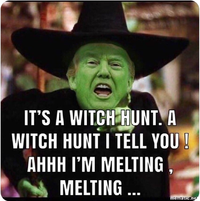 Witch hunt commences monday morning in the Trump courtroom.