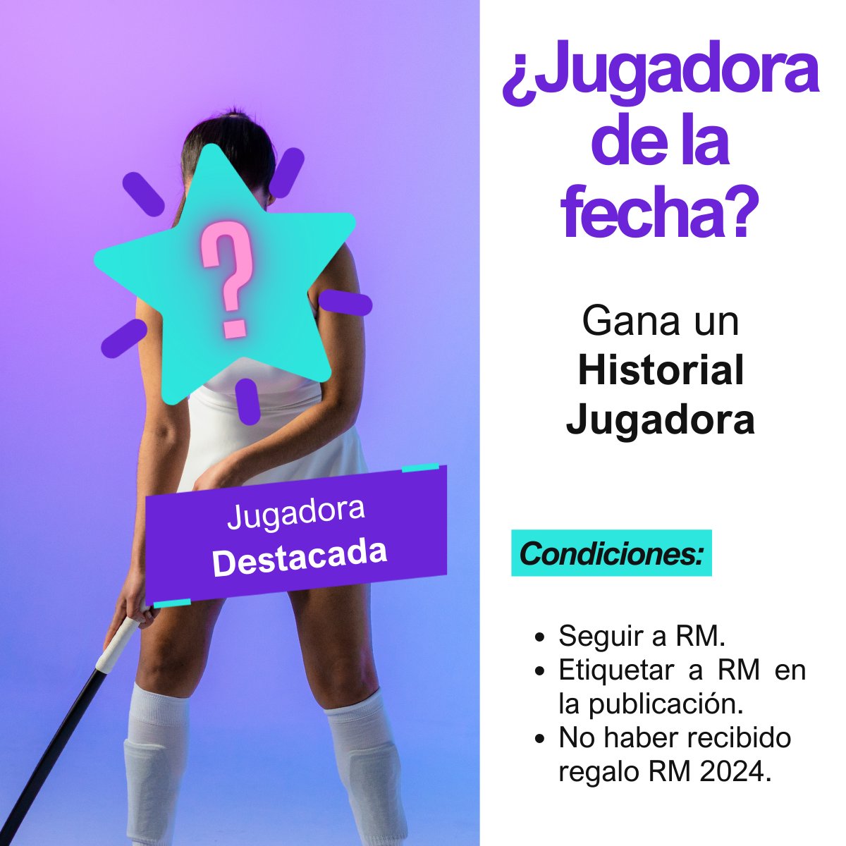 ¿Te nombraron jugadora de la fecha?

Tenemos un regalo para vos.

Llevate tu historial Jugadora RM.

¿Condiciones?
- Seguir a RM
- Compartir la publicación con la mención.
- No haber recibido regalo 2024.