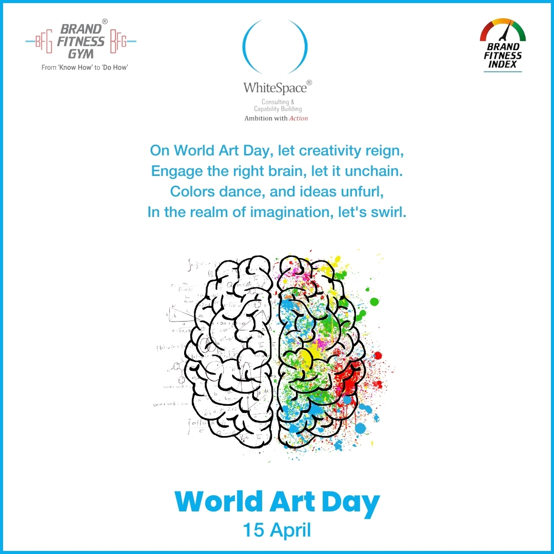 On World Art Day, let creativity reign,
Engage the right brain, let it unchain.
Colors dance, and ideas unfurl,
In the realm of imagination, let's swirl.
 
#ArtIsLife #ArtForAll #ColorfulCreations #CreativeInspiration #ArtisticVision #CelebrateCreativity #WorldArtDay
