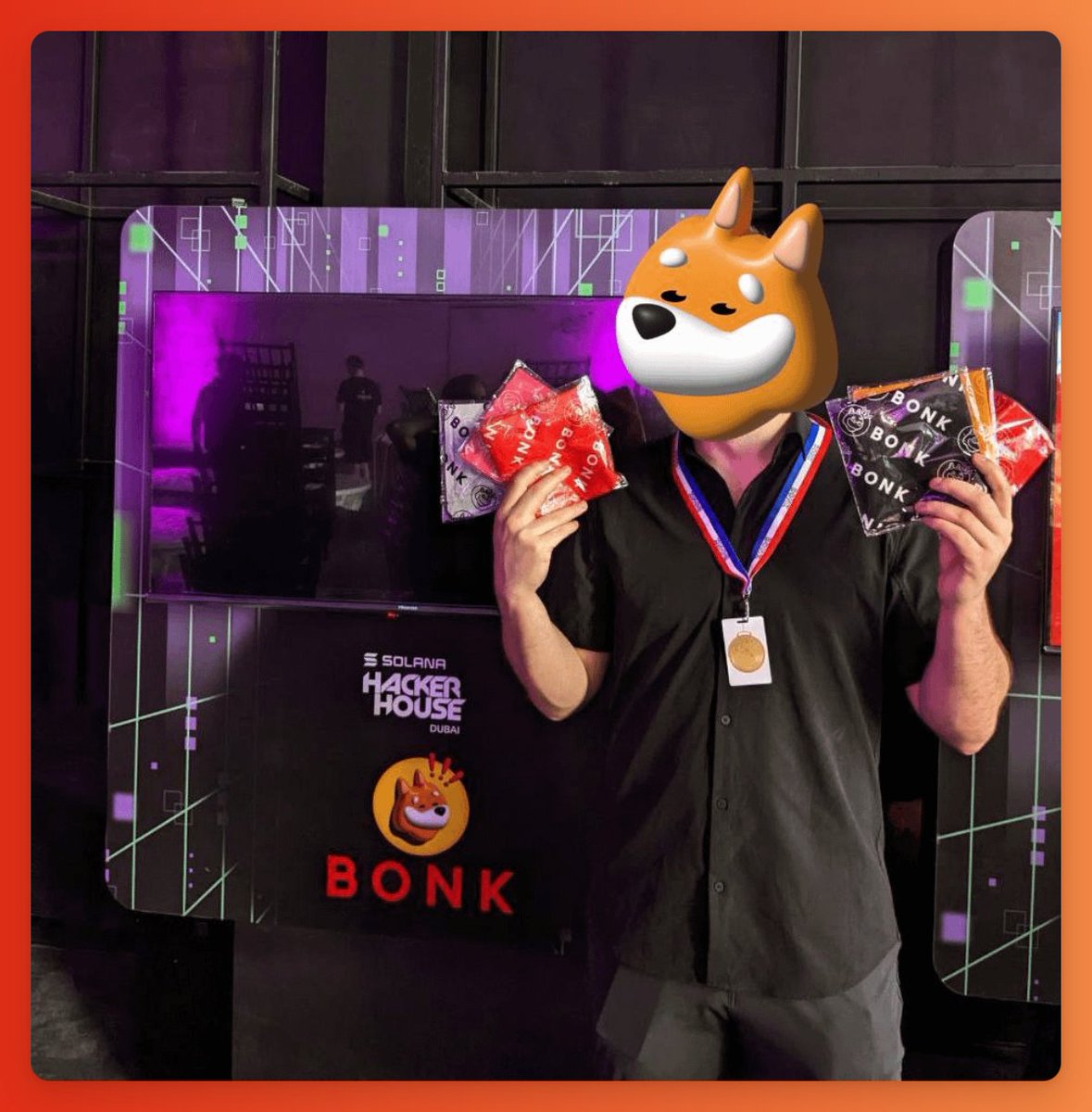 Gm

It's easy to win the BONKlympics, just stop by the BONK Booth ASAP❗❗❗

Prizes are FCFS with goodies from 
@AllDomains_
 and 
<a href="/ArmadaFi/">Armada 🚢</a>
 powered by 
@longeye_monstre

#LetsBONK