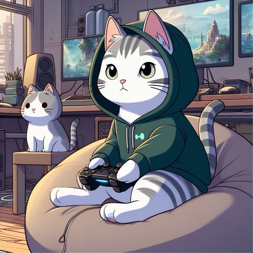 gmeow frens~ peak purrformance requires gaming breaks over the weekend