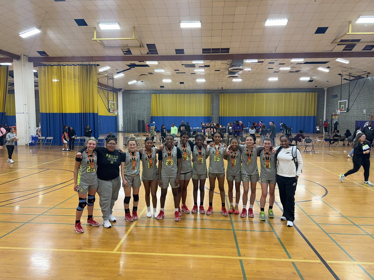 8th grade Philly Rise balled out and got a Chip! I’m so proud of this team showing Sisterhood and grit! Excited to see what’s next, long season ahead but can’t wait to see the possibilities! Rise Up!