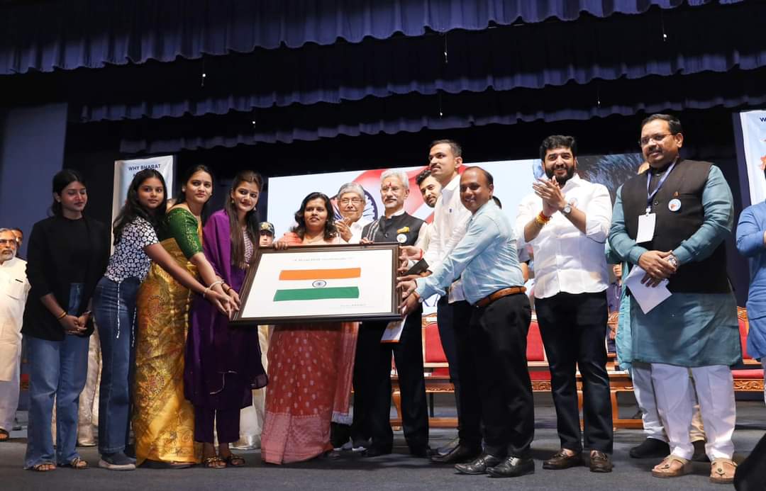 honor to felicitate India's External Affairs Minister, Hon'ble <a href="/DrSJaishankar/">Dr. S. Jaishankar</a> sir during  event.
Why Bharat Matters. We are happy to honour Hon'ble minister and expressing our gratitude for the commendable support from MEA for the work we are doing through <a href="/RescuingIndians/">REDIO - Rescuing Every Distressed Indian Overseas</a>