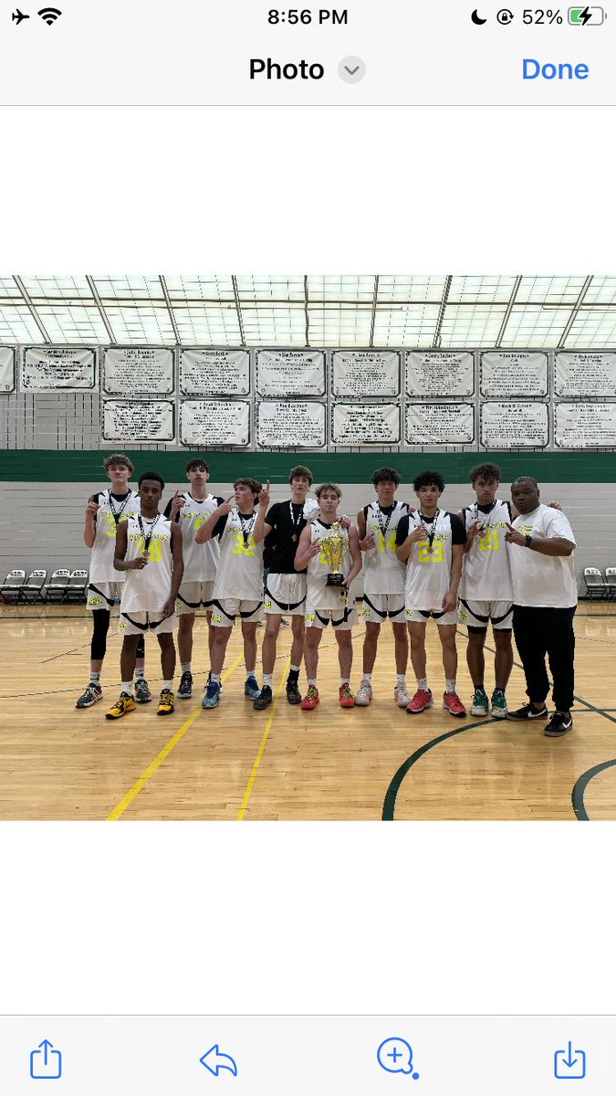 Congrats to Elite 24- 17u team, coach Deandre, winning Platinum division championship in National tournament in Denver this weekend. Team played very hard all weekend, showed toughness in playing hard every minute. Nick Ghettie and Zach Zuckerman had HUGE weekends. Some colleges