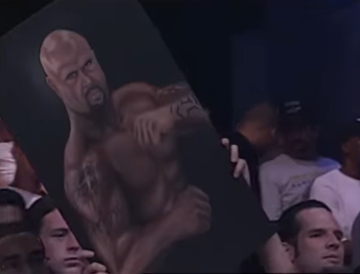 shoutout to the guy who brought his David Young fanart to the TNA PPV. wherever you are.