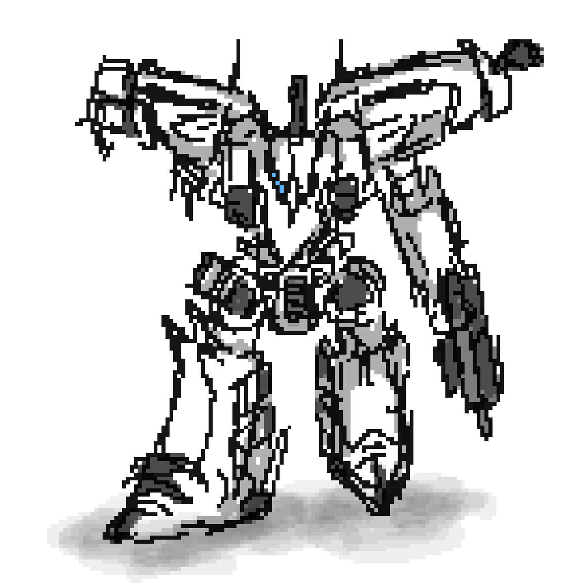 White glint (armored core for answer)
#armoredcore #whateveristhis #pixelart