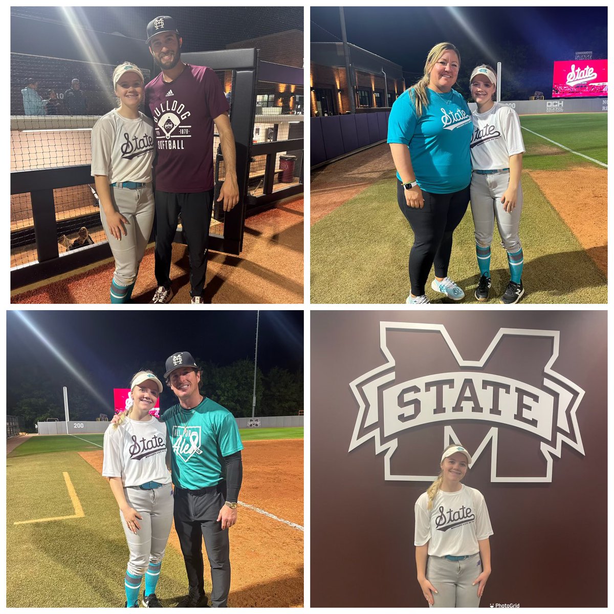 Thank you @Coach_Ricketts @MrCoachTbratt & @CoachZacShaw for a great camp! The instruction was great, the campus was beautiful and it was special to be there on #allforalex day! #NoOneFightsAlone 🦋 @HailStateSB @BhamBolts2027 #BHMboltsMADE ⚡️#HailState #tigermentality