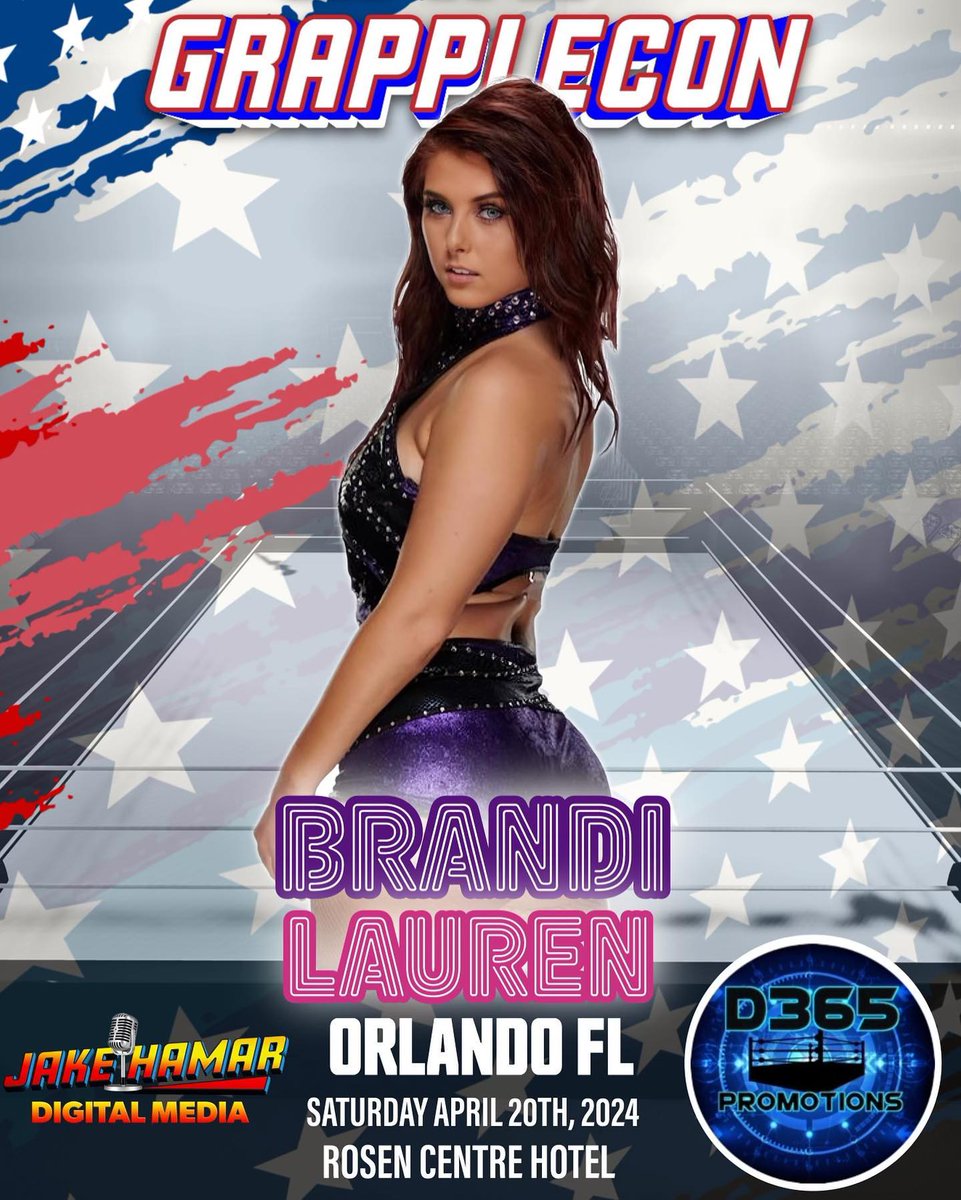 Hey Guys' :) Do not forget The Hypnotic Eyes Of @brandilauren_ will be signing At Grapplecon On Sat April 20th :) If U Can not be there @damage365Radio is taking at Home orders 8x10's $20 Each Cards $15 (Plus Shipping) Dm Kevin to order facebook.com/nasta