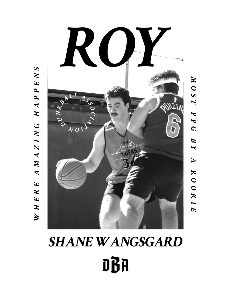 dunkballassoc's tweet photo. Shane Wangsgard is the 2024 Rookie of the Year 🏀

Shane led a young team to a 4-0 record in the regular season and was a force to be reckoned with 👨🏻 https://t.co/zCb9dHuiBn