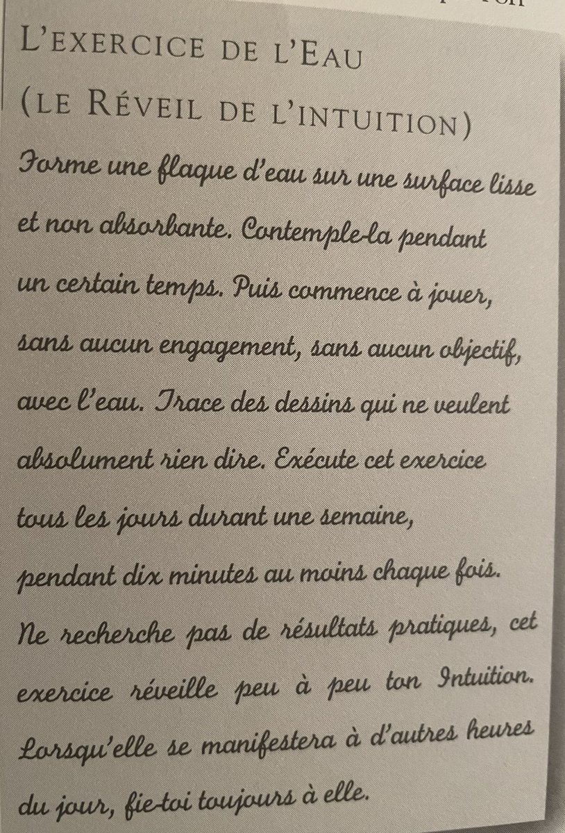 Pratique de la semaine: 
Réveiller son intuition.
Extrait de « Le Pèlerin de Compostelle » de Paulo Coelho @paulocoelho 

Excellente semaine à tous•tes!
#OuvrirLeChampDesPossibles