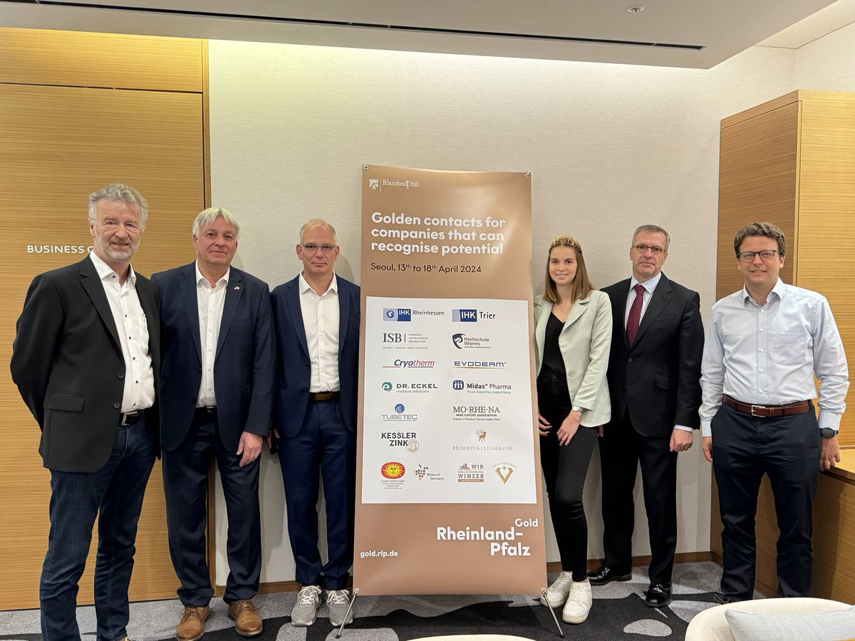JertzGuenter's tweet photo. Rheinland-Pfalz will intensivere Kontakte zu Korea: Gespräche der Wirtschaftsdelegation in Seoul sind gestartet. https://t.co/yfHF22xwUk