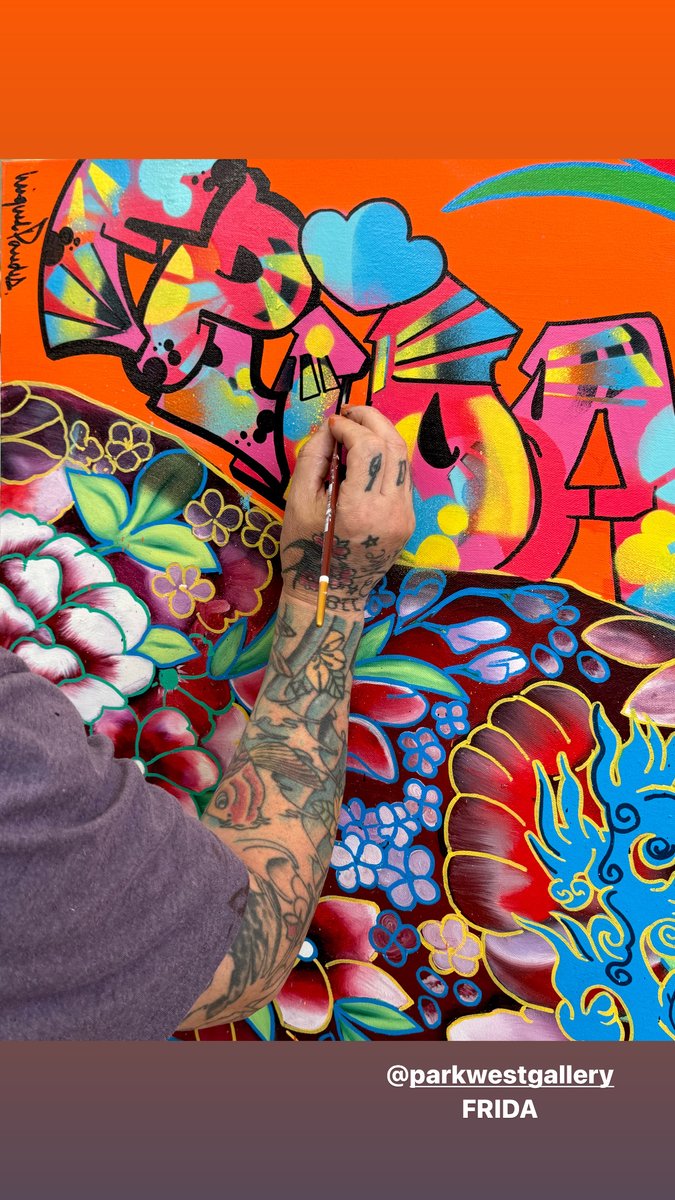 Finishing “FRIDA” Mix media on canvas, 38”x60”
<a href="/ParkWestGallery/">Park West Gallery</a>