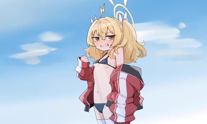#気温が高いので気が早いが水着絵が見たい 涼もう  ヨシミ 頼む 
