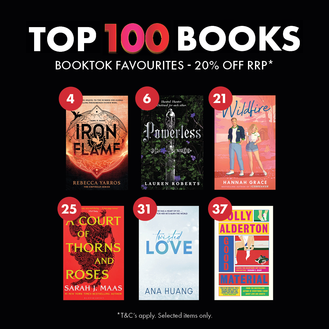 If you're searching for a new fiction title to add to your April reading list, check out our AMAZING Top 100: BookTok Favourites lineup! 📚😄 To view our complete 'Top 100' list, visit our website here: bit.ly/3xZEPnW