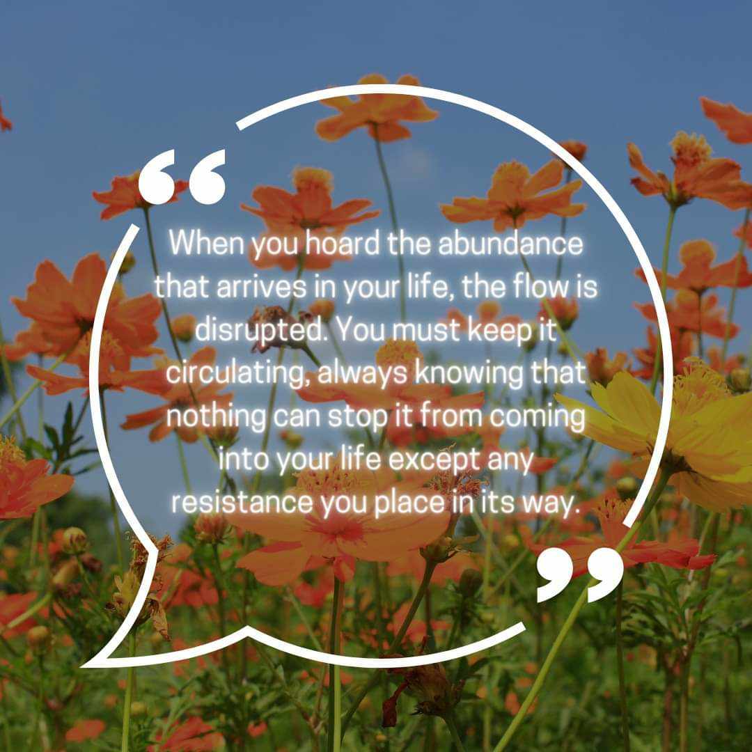 shriyanaren7's tweet photo. "When you hoard the abundance that arrives in your life, the flow is disrupted. You must keep it circulating, always knowing that nothing can stop it from coming into your life except any resistance you place in its way."
#Wayne_Dyer 🌼✨ https://t.co/jGVzbteSYn