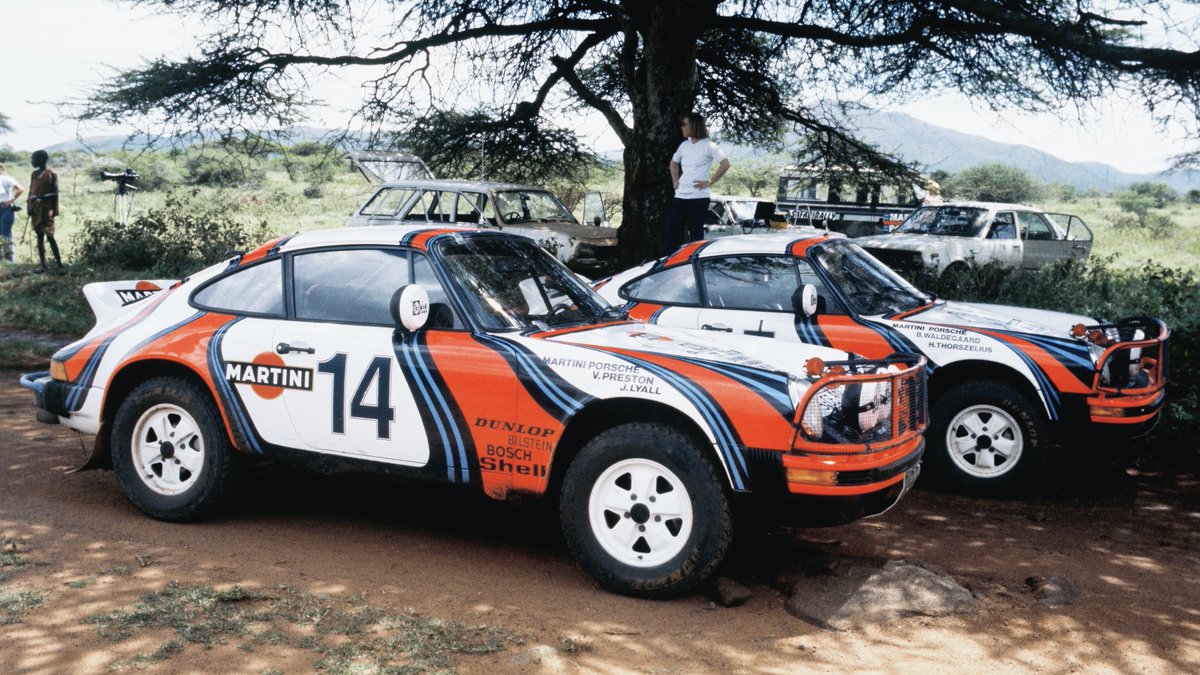 #MartiniMonday Safari rally 1978 #Porsche