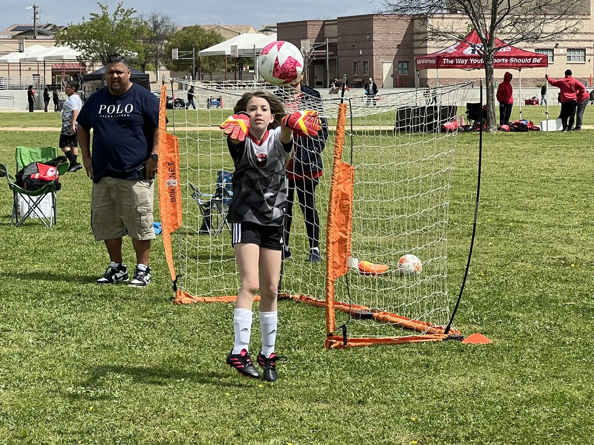 My youngest got into playing football because of @Wrexham_AFC and @WrexhamFX . By luck of the draw her team is the Dragons and her kit colors are Red and White. Because of the live and effort of @RMcElhenney and @VancityReynolds she wants to be the women’s team keeper one day