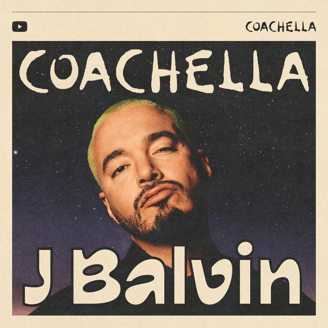 the prince of reggaeton @JBALVIN is about to turn the #coachella livestream into a ~dance party~ —> youtube.com/watch?v=dYTuZM…