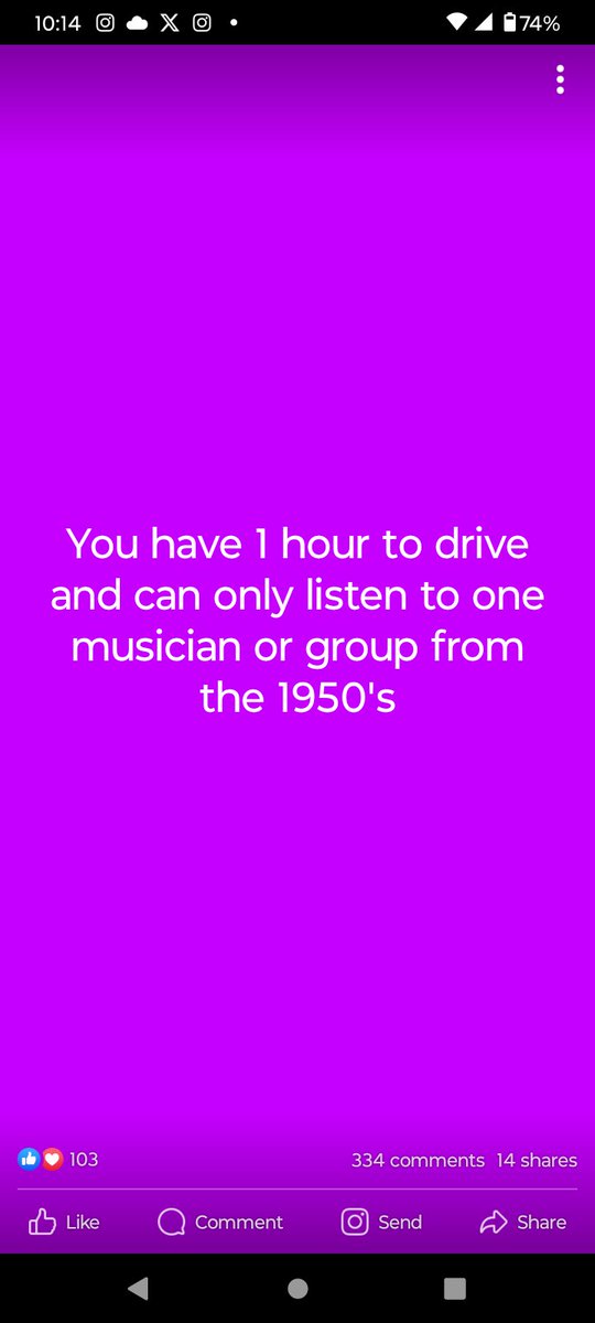 Replace the 50's with the 70's or 80's Mine is Van Halen! Or Boston!