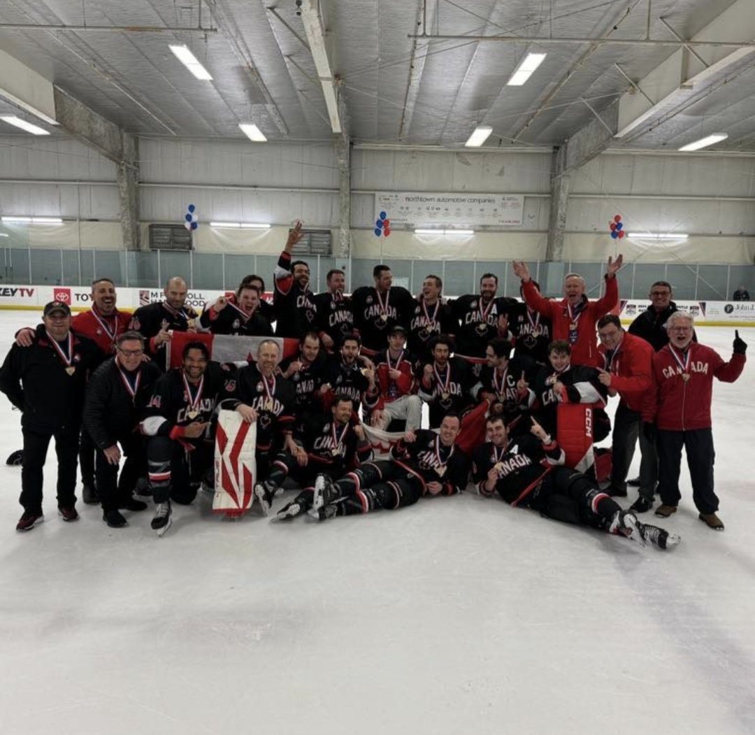 Team Canada Mens Deaf Hockey Team win their 1st gold medal since 2003 at the Jeff Sauer Classic in Amherst,NY this weekend 🥇🥇 #GOCANADAGO

<a href="/IIHFHockey/">IIHF</a> <a href="/TSN_Sports/">TSN</a> <a href="/MarkRoeTv/">Mark Roe</a> <a href="/tsnjamesduthie/">James Duthie</a>  <a href="/TeamCanada/">Team Canada</a> <a href="/CDNdeafhockey/">Canada Deaf Hockey</a>