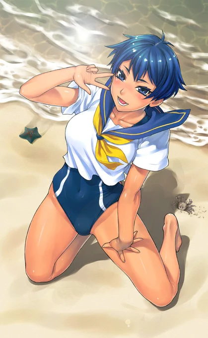 #気温が高いので気が早いが水着絵が見たい 