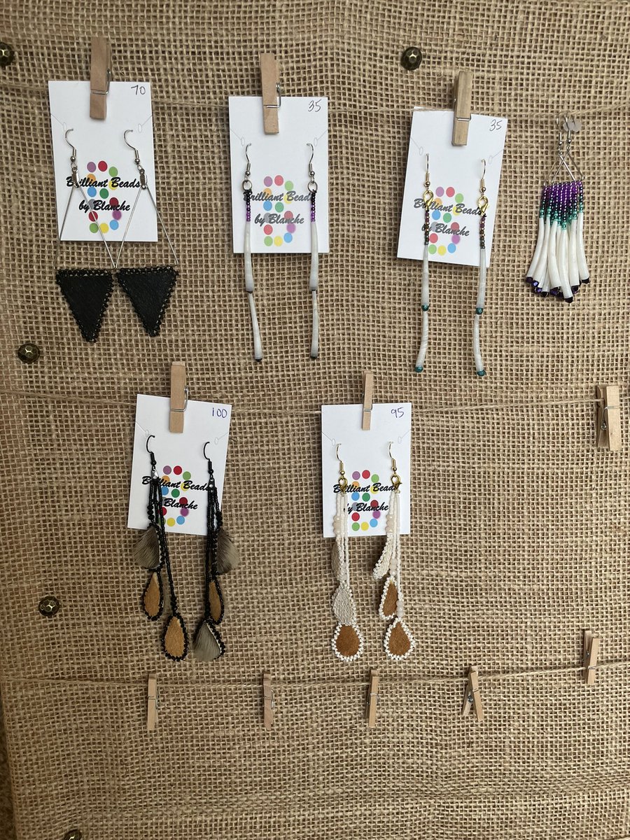 I have these six pairs of earrings available on my website at brilliantbeadsbyblanche.com
