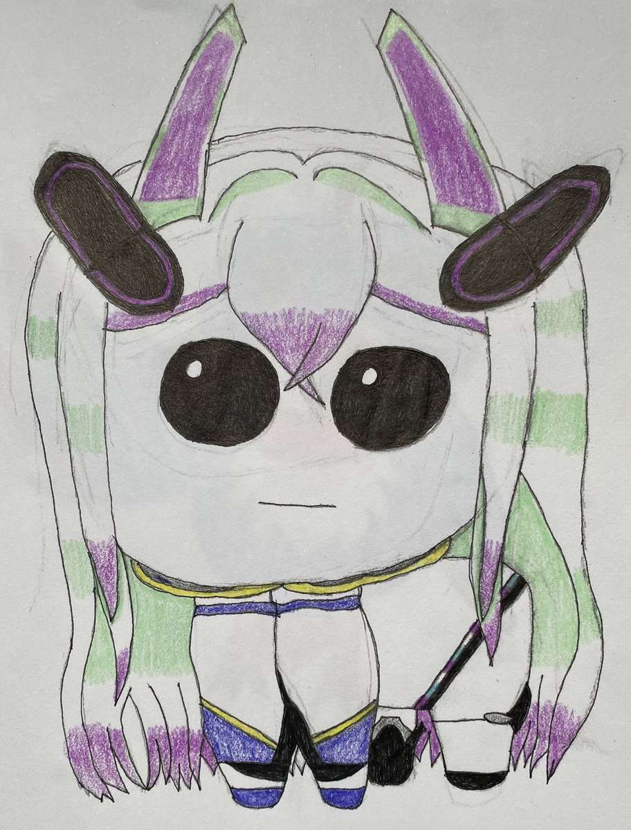 BlueBirbBiscuit's tweet photo. About a month ago, I drew USS Kearsarge from Azur Lane as TBH/Autism Creature for a friend on a Discord server and forgot to share it here

#USSKearsarge #TBHCreature #AutismCreature #AzurLane #MyArt https://t.co/1CppVTb37V