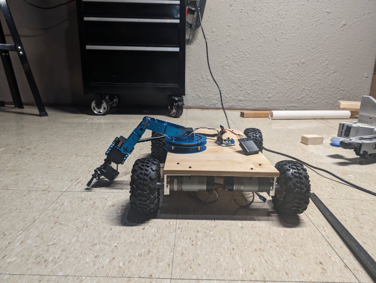 AlexPolonsky1's tweet photo. It's build time! 🛠️ We're diving head-first into the hackathon and need your creative input. Based on the images, can you guess what it will do? What should we name our project? Drop your suggestions below! 🌟 @Hacksterio @AMD @AMDembedded @DAVGtech #Robot https://t.co/97l4UqVdC4