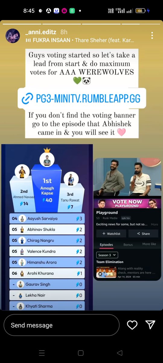 Vi48047774's tweet photo. Vote for amogh Aaa💚💚🐼🐼✅ ko top m rakhna h #AbhishekMalhan #Abhiya #abhisa https://t.co/WoUMU8976C