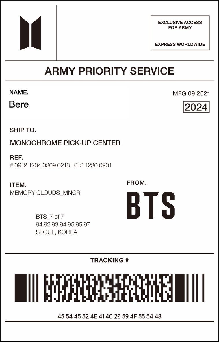 Bere23219106's tweet photo. Mi ticket 

BTS IS COMIING
#MNCR_Logistics #MNCR #BTS https://t.co/dWcNgwxCeV